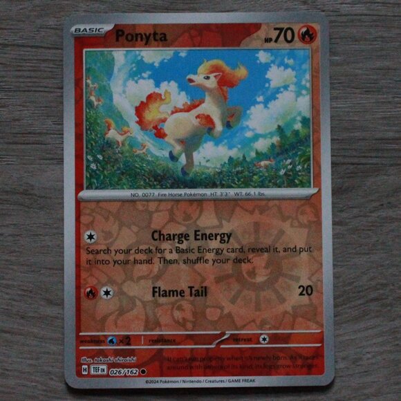 Pokemon "Ponyta" Reverse Holo Trading/Playing Card - Picture 1 of 6